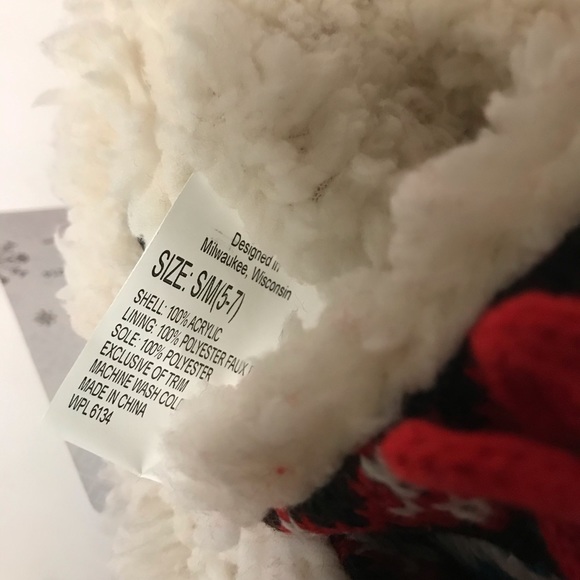 Muk Luks slipper booties NWT fleece slippers winter slippers bootie socks - Picture 6 of 6